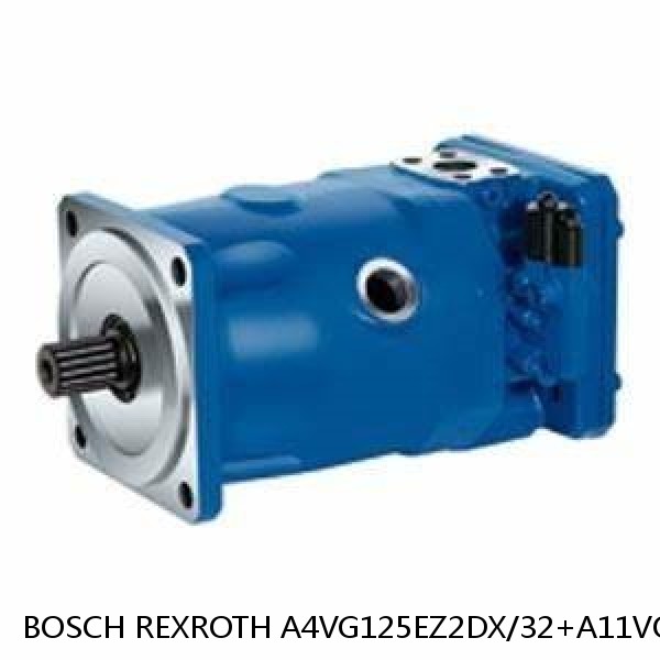 A4VG125EZ2DX/32+A11VO75LRS/1 BOSCH REXROTH A4VG Variable Displacement Pumps #1 image